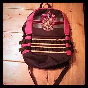 Embroidered Gryffindor backpack